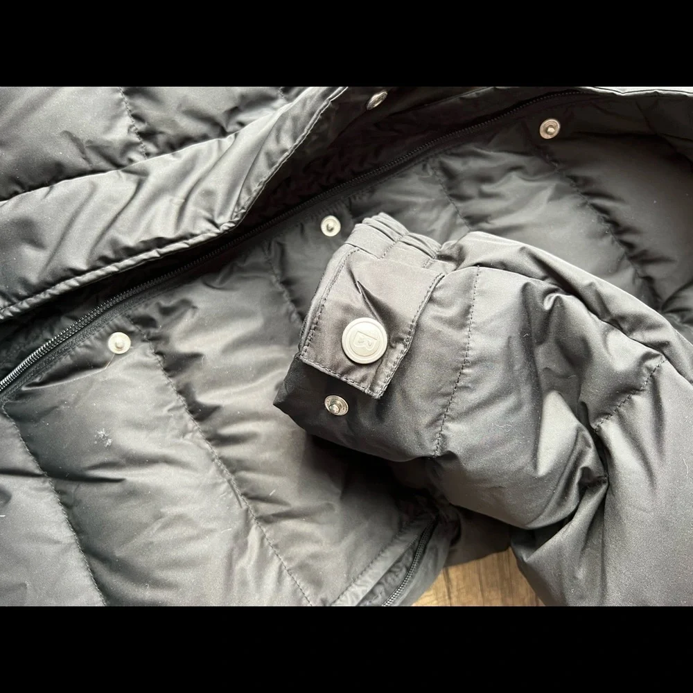 Bogner Fire Ice Down Puffer Ski Jacket Coat Fur Hood Black M/L 12 - Picture 2 of 14